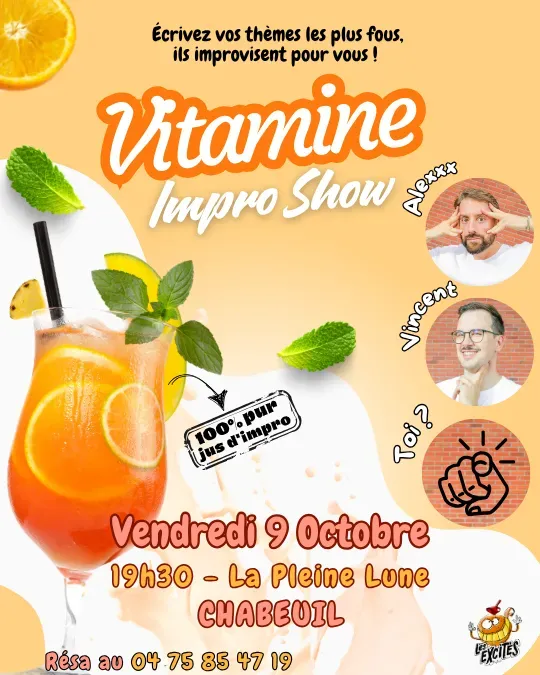 L'impro s'invite au cinéma le 25 Septembre