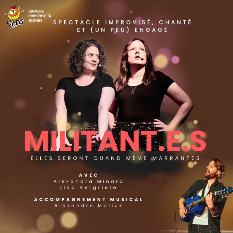 Les militantes, un spectacle d'impro chanté, improvisé et (un peu) engagé