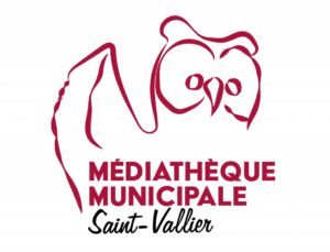 logo médiathèque st vallier