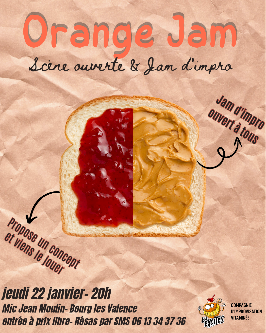 Orange Jam, la scène ouverte des Excités