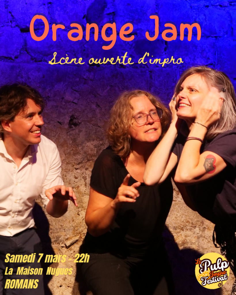 Partage la scène avec les autres gens, qu'ils soient déjà improvisateurs ou juste débutants !