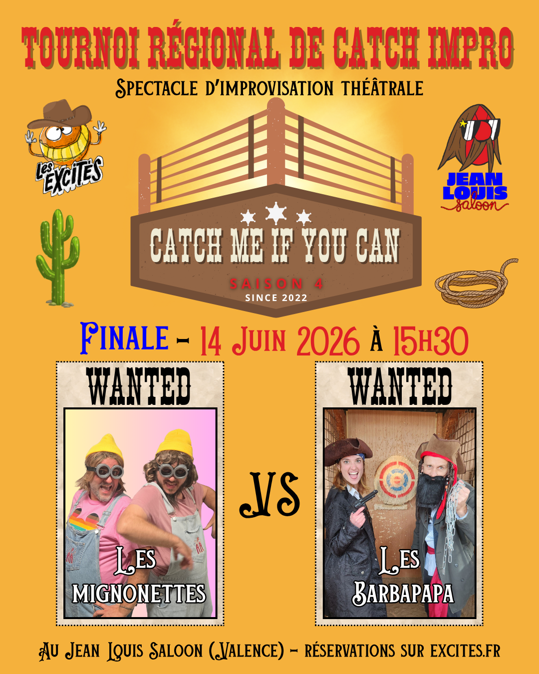 La Finale du Catch sera le 14 Juin