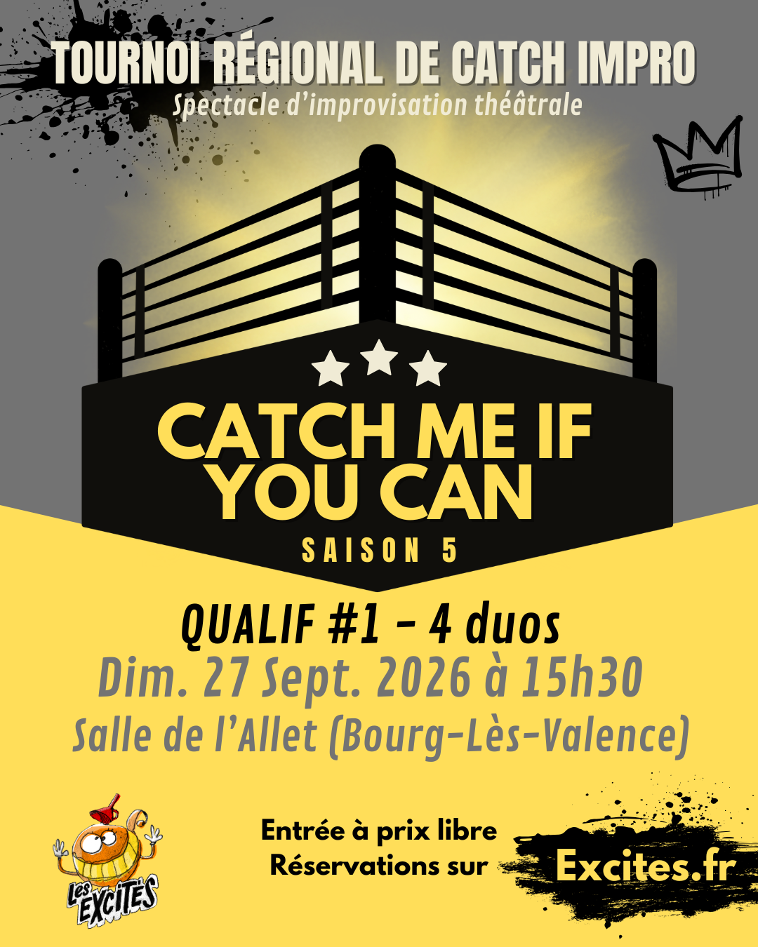 Première qualification de Catch Me If you Can